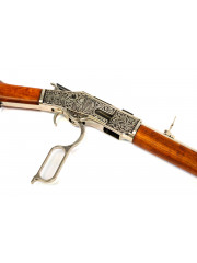 Fusil Winchester Mod. 73, USA 1873 canon court argenté gravé