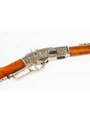 Fusil Winchester Mod. 73, USA 1873 canon long argenté gravé