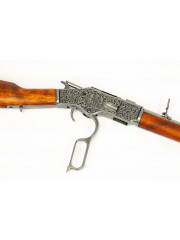 Fusil Winchester Mod. 73, USA 1873. canon court argenté gravé
