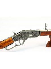 Fusil Winchester Mod. 73, USA 1873. canon court argenté gravé