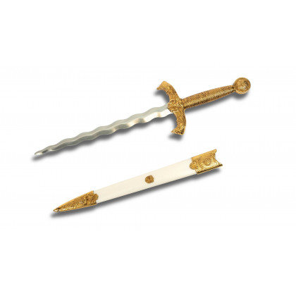 Dague Royale dorée - 40.6 cm