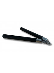 NUNCHAKU CHAINE BOIS NOIR OCTOGONAL