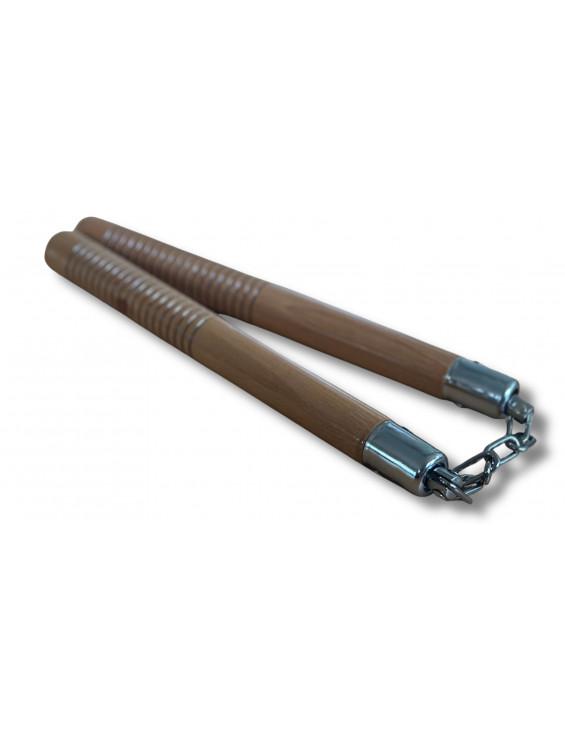 NUNCHAKU CHAINE BOIS NATUREL