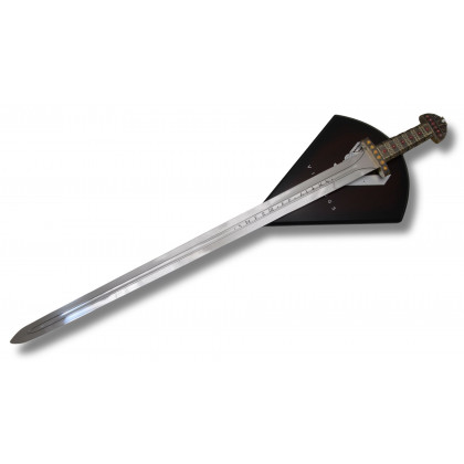 Épée Viking Gravée – Lame en Acier Inoxydable avec Support Mural