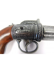 PISTOLET ANGLAIS 1840 6 CANONS GRIS